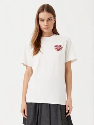Obrázek produktu HUGO T-Shirt Vintage 50534545 Bílá Boxy Fit