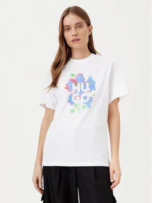 Obrázek produktu HUGO T-Shirt Vintage 50534545 Bílá Boxy Fit