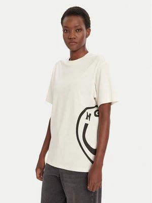 Obrázek produktu HUGO T-Shirt Vintage 50545053 Écru Loose Fit