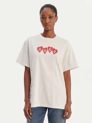 Obrázek produktu HUGO T-Shirt Vintage 50561164 Béžová Relaxed Fit