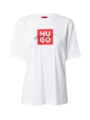 Obrázek produktu HUGO Tričko 'Dashire'  ohnivá červená / černá / bílá