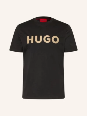 Obrázek produktu Hugo Tričko Dulivio černá / světle hnědá