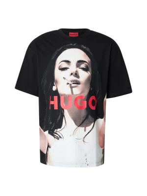Obrázek produktu HUGO Tričko 'Duwedie'  krémová / červená / černá