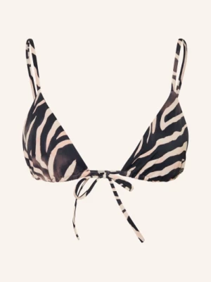 Obrázek produktu Hugo Trojúhelníkový Bikini Top Fancy černá / světle hnědá