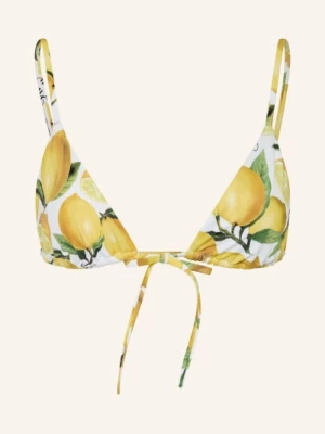 Obrázek produktu Hugo Trojúhelníkový Bikini Top Fancy žlutá / zelená / bílá