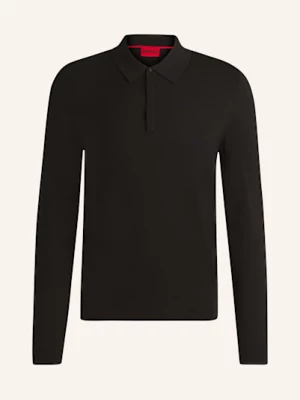 Obrázek produktu Hugo Úpletová Polokošile San Pippo Slim Fit černá