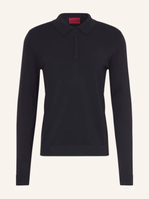 Obrázek produktu Hugo Úpletová Polokošile San Pippo Slim Fit tmavě modrá