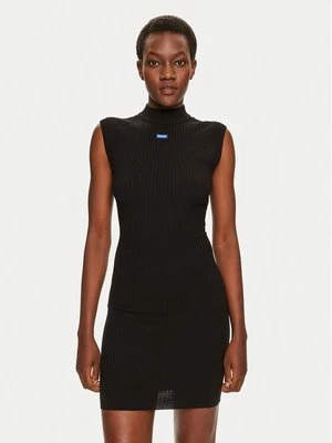 Obrázek produktu HUGO Úpletové šaty Scooler 50518301 Černá Slim Fit