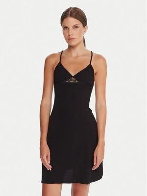 Obrázek produktu Hunkemöller Noční košilka Jersey Slip 302850 Černá Slim Fit