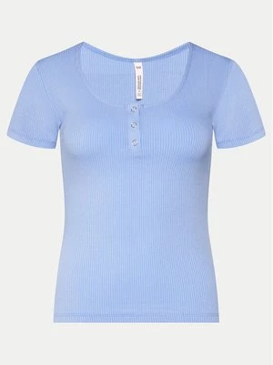 Obrázek produktu Hunkemöller Pyžamový top Henley 205108 Modrá Regular Fit