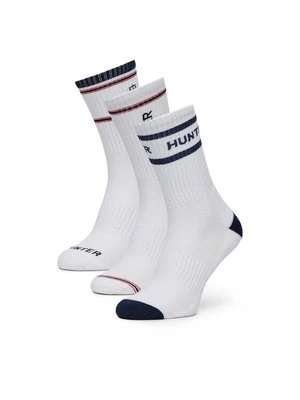 Obrázek produktu Hunter Dlouhé ponožky AS_HUNTER_02W_SS25 (3-PACK) Bílá