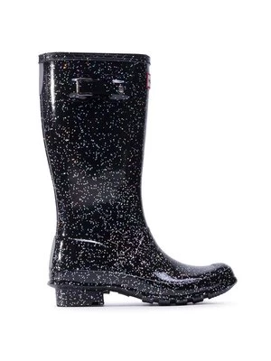 Obrázek produktu Hunter Holínky Org Kids Giant Glitter Boots JFT6075RGT Černá