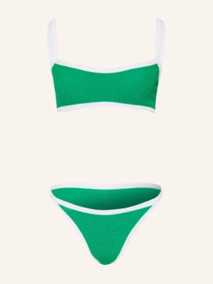Obrázek produktu Hunza G Bikiny S Korzetem Tyler zelená / bílá