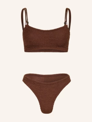 Obrázek produktu Hunza G Bustier Bikiny Cassi S Ozdobnými Perličkami hnědá