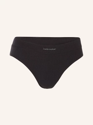 Obrázek produktu Icebreaker Kalhotky Panty Mer Rib Lotus Z Merino Vlny černá