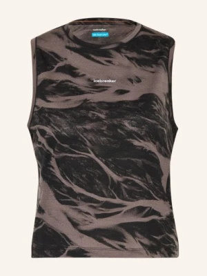 Obrázek produktu Icebreaker Tílko 125 Cool-Lite Speed S Merino Vlnou tmavě hnědá / černá