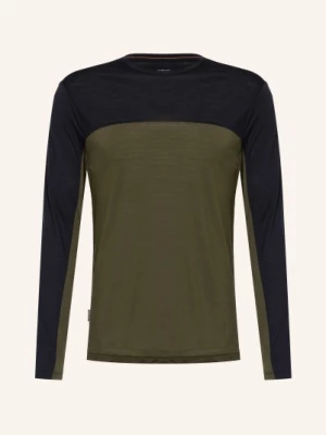 Obrázek produktu Icebreaker Tričko S Dlouhým Rukávem 125 Cool-Lite™ Sphere S Merino Vlnou khaki / černá
