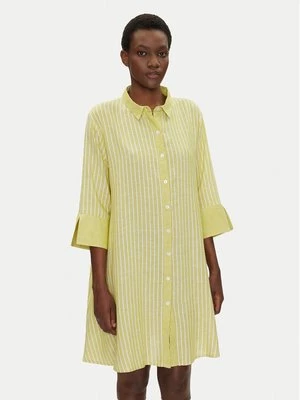 Obrázek produktu Iconique Košilové šaty IC25-026 Zelená Relaxed Fit
