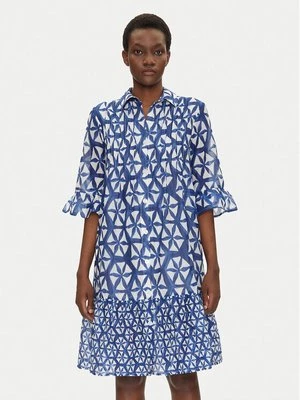 Obrázek produktu Iconique Košilové šaty IC25-087 Modrá Relaxed Fit