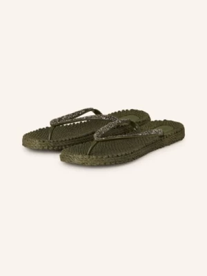 Obrázek produktu Ilse Jacobsen Žabky cheerful03g S Ozdobnými Kamínky khaki