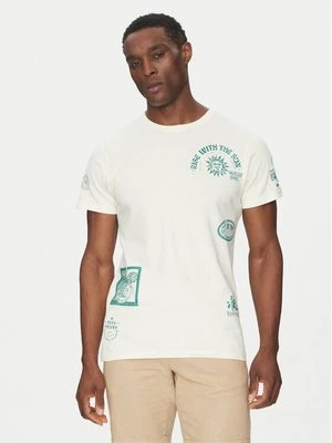 Obrázek produktu INDICODE T-Shirt Inflorallo 41-137 Écru Regular Fit