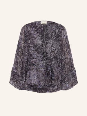Obrázek produktu Isabel Marant Blůza Tekia S 3/4 Rukávy černá / světle fialová / tmavě fialová