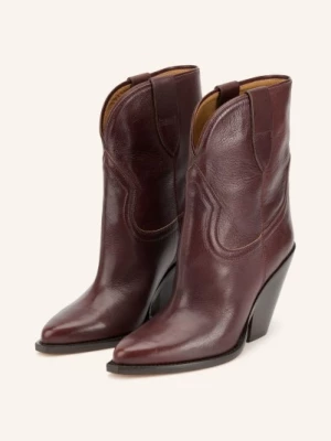 Obrázek produktu Isabel Marant Boty Leyane-Gz tmavě červená