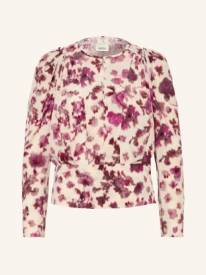 Obrázek produktu Isabel Marant Hedvábná Halenka Zarga fuchsiová / krémová