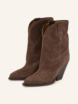 Obrázek produktu Isabel Marant Kotníčkové Boty Leyane-Gb tmavě hnědá