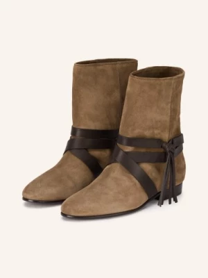 Obrázek produktu Isabel Marant Kotníkové Boty Rejen velbloudí / tmavě hnědá