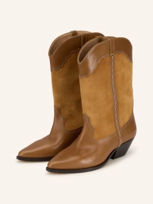 Obrázek produktu Isabel Marant Kovbojské Boty Duerto koňaková / světle hnědá