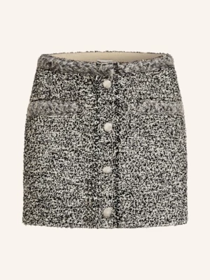 Obrázek produktu Isabel Marant Sukně Z Buklé Gleny S Třpytivou Přízí černá / režná