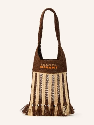Obrázek produktu Isabel Marant Taška Přes Rameno Praia Small hnědá / béžová