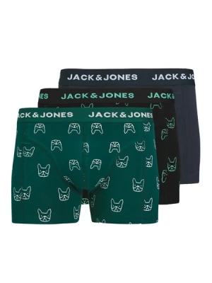 Obrázek produktu JACK & JONES Boxerky 'JACDENIM DOG'  námořnická modř / tmavě zelená / černá / bílá