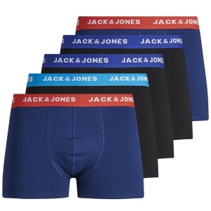 Obrázek produktu JACK & JONES Boxerky 'Lee'  modrá / tmavě červená / černá / bílá