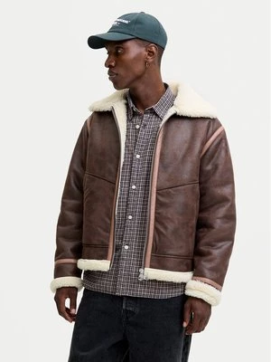 Obrázek produktu Jack & Jones Bunda z imitace kůže Liverpool 12282948 Hnědá Regular Fit