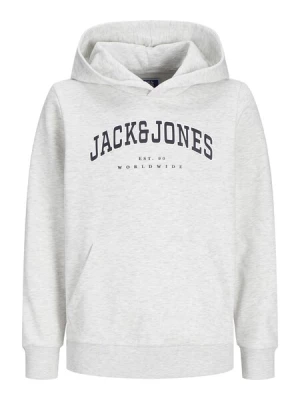 Obrázek produktu Jack & Jones Junior Mikina 'JJECaleb'  světle šedá / černá / bílá