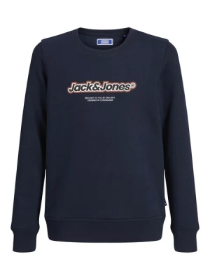 Obrázek produktu Jack & Jones Junior Mikina 'Vesterbro Newton'  námořnická modř / hnědá / bílá