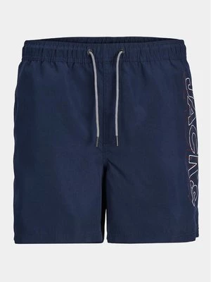 Obrázek produktu Jack & Jones Junior Plavecké šortky Fiji Double Logo 12256153 Tmavomodrá Regular Fit