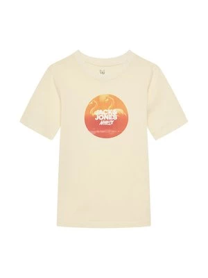 Obrázek produktu Jack & Jones Junior T-Shirt Varenna 12278349 Écru Regular Fit Krémová