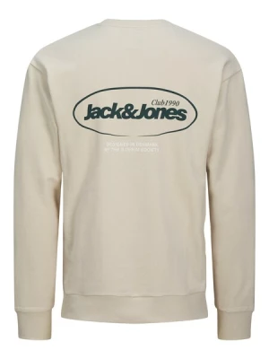 Obrázek produktu JACK & JONES Mikina 'JJEBradley'  béžová / tmavě zelená / bílá