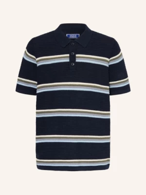 Obrázek produktu Jack&Jones Pletené Polo Tričko tmavě modrá / šedá / tmavě modrá