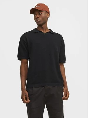 Obrázek produktu Jack & Jones Polokošile Linen 12252748 Černá Regular Fit