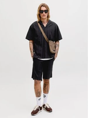 Obrázek produktu Jack & Jones Sada košile a sportovní šortky Tyson 12297649 Černá Relaxed Fit