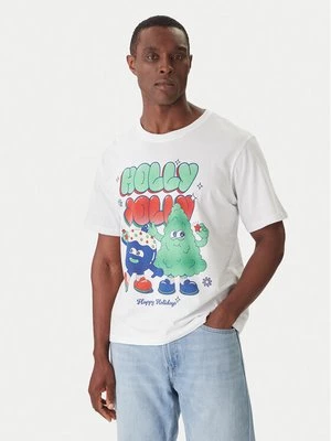 Obrázek produktu Jack & Jones T-Shirt Holiday Cartoon 12287550 Bílá Relaxed Fit