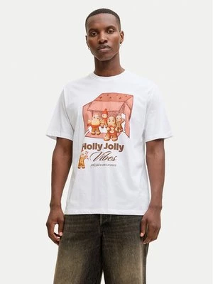 Obrázek produktu Jack & Jones T-Shirt Holiday Cartoon 12287550 Bílá Relaxed Fit