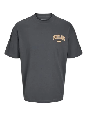 Obrázek produktu JACK & JONES Tričko 'Bradley'  grafitová / oranžová / bílá