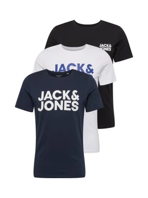 Obrázek produktu JACK & JONES Tričko 'JJECorp'  marine modrá / enciánová modrá / černá / bílá