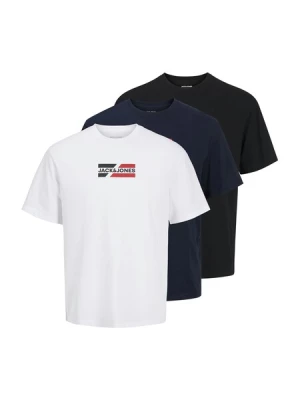 Obrázek produktu JACK & JONES Tričko 'JJECorp'  námořnická modř / černá / bílá