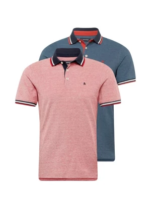 Obrázek produktu JACK & JONES Tričko 'JJEPaulos'  tmavě modrá / světle červená / černá / bílá